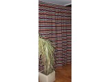Cortina de Puerta estilo Jacquard Verde-Multicolor 155 x 220 cm